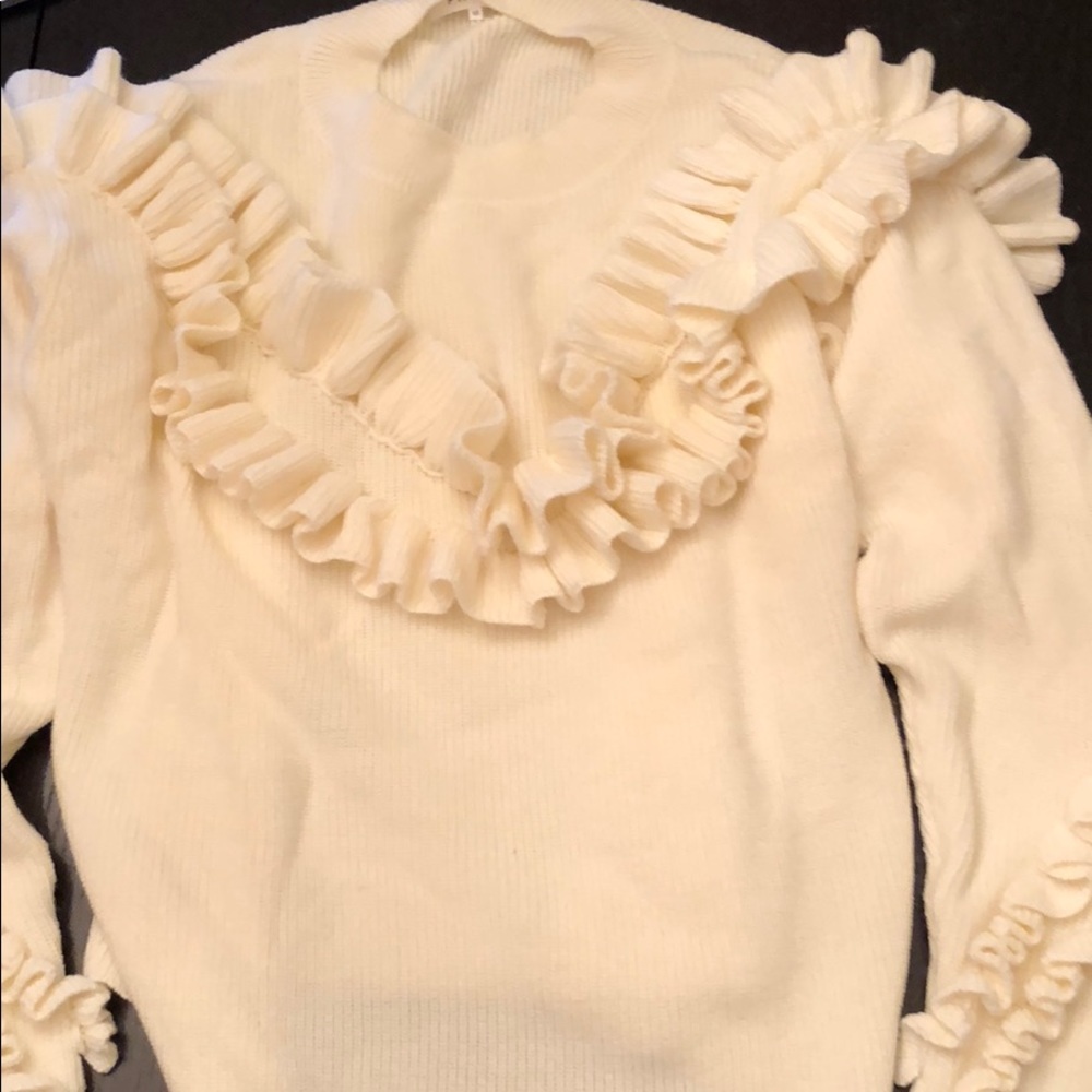 Frame ruffle sweater - Picture 2 of 6